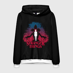 Толстовка-худи мужская STRANGER THINGS, цвет: 3D-белый