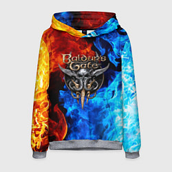 Толстовка-худи мужская BALDURS GATE, цвет: 3D-меланж