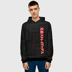 Толстовка-худи мужская Bungou Stray Dogs, цвет: 3D-черный — фото 2