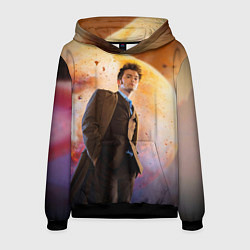 Толстовка-худи мужская DOCTOR WHO, цвет: 3D-черный