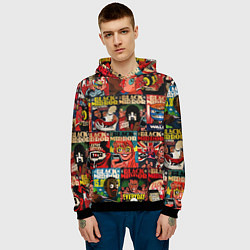 Толстовка-худи мужская ЧЕРНОЕ ЗЕРКАЛО, цвет: 3D-черный — фото 2