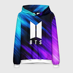 Толстовка-худи мужская BTS, цвет: 3D-белый