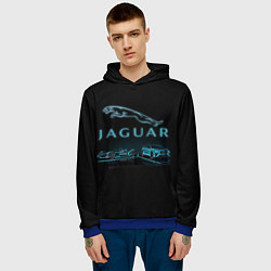 Толстовка-худи мужская Jaguar, цвет: 3D-синий — фото 2