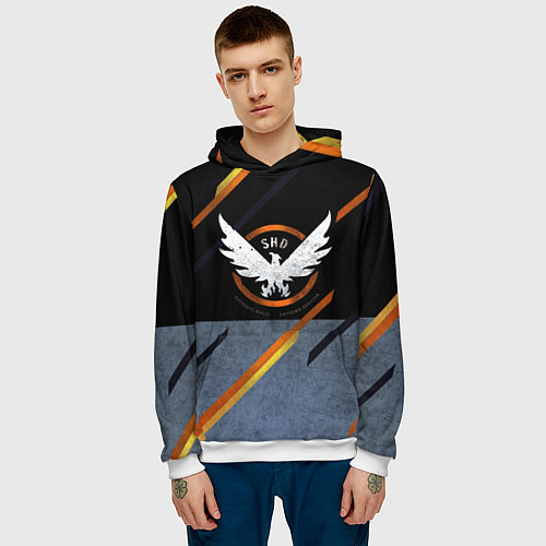 Мужская толстовка Extremis Malis / 3D-Белый – фото 3