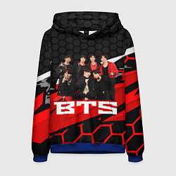 Толстовка-худи мужская BTS, цвет: 3D-синий