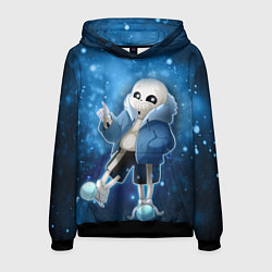 Толстовка-худи мужская UNDERTALE, цвет: 3D-черный
