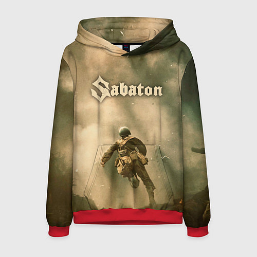 Мужская толстовка Sabaton / 3D-Красный – фото 1
