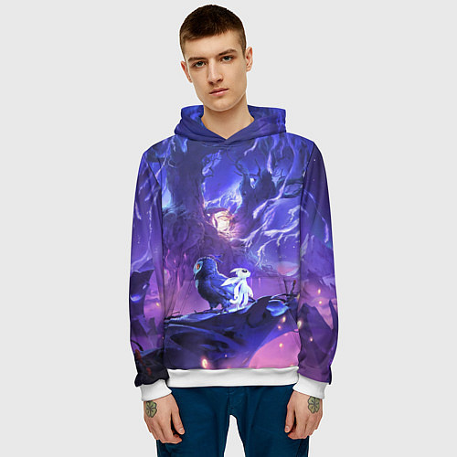 Мужская толстовка Ori and the Will of the Wisps / 3D-Белый – фото 3