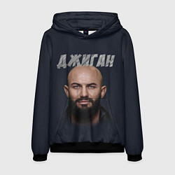 Толстовка-худи мужская Джиган, цвет: 3D-черный