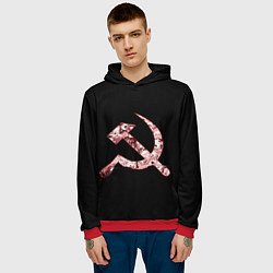 Толстовка-худи мужская Anime USSR, цвет: 3D-красный — фото 2