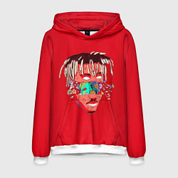 Толстовка-худи мужская Juice WRLD, цвет: 3D-белый