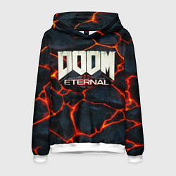 Толстовка-худи мужская DOOM: ETERNAL, цвет: 3D-белый