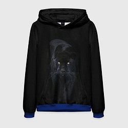 Толстовка-худи мужская Пантера, цвет: 3D-синий