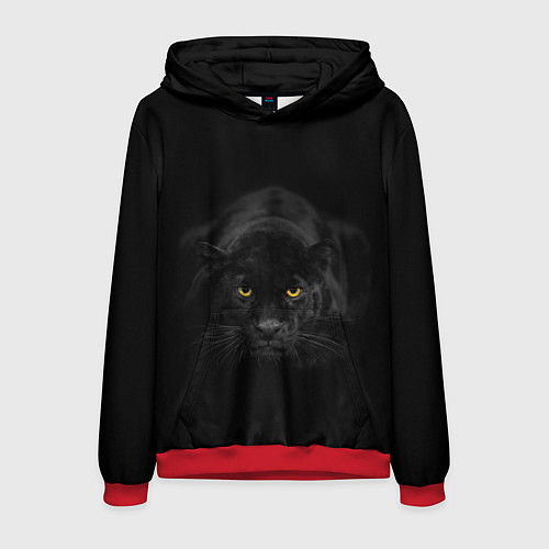 Мужская толстовка Пантера / 3D-Красный – фото 1