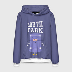 Толстовка-худи мужская South Park Полотенчико, цвет: 3D-белый