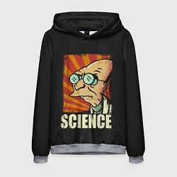 Толстовка-худи мужская Futurama Science, цвет: 3D-меланж