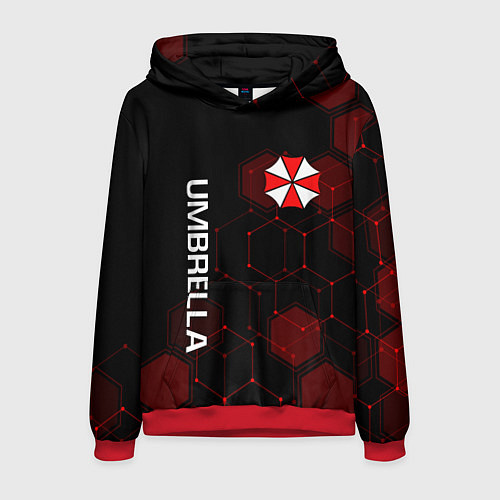 Мужская толстовка UMBRELLA CORP / 3D-Красный – фото 1