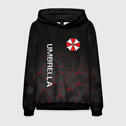 Толстовка-худи мужская UMBRELLA CORP, цвет: 3D-черный