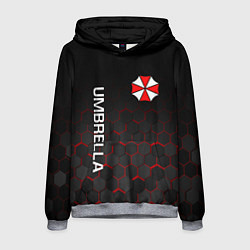 Толстовка-худи мужская UMBRELLA CORP, цвет: 3D-меланж