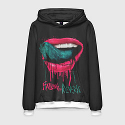 Толстовка-худи мужская Falling in Reverse, цвет: 3D-белый