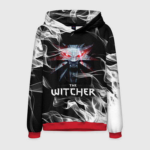 Мужская толстовка ВЕДЬМАК / 3D-Красный – фото 1