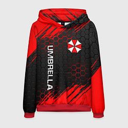 Толстовка-худи мужская UMBRELLA CORP, цвет: 3D-красный