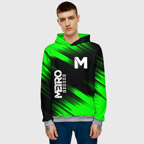 Мужская толстовка METRO EXODUS / 3D-Меланж – фото 3