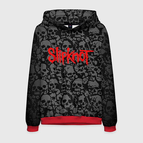 Мужская толстовка SLIPKNOT / 3D-Красный – фото 1