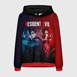 Толстовка-худи мужская Resident Evil 2, цвет: 3D-красный