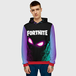 Толстовка-худи мужская FORTNITE, цвет: 3D-красный — фото 2
