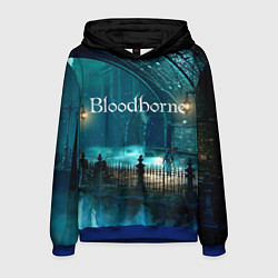 Толстовка-худи мужская Bloodborne, цвет: 3D-синий
