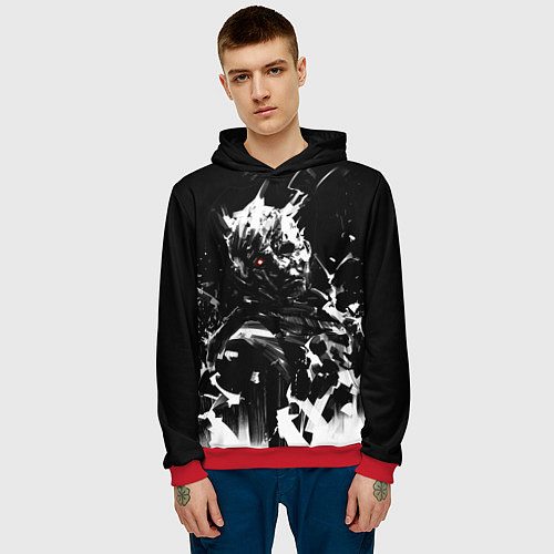 Мужская толстовка Dead by Daylight / 3D-Красный – фото 3