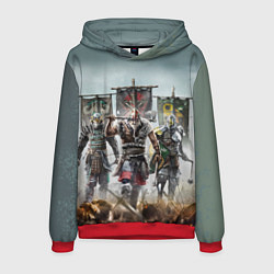 Толстовка-худи мужская For Honor, цвет: 3D-красный