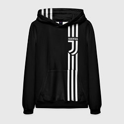 Толстовка-худи мужская JUVENTUS, цвет: 3D-черный