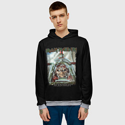 Толстовка-худи мужская Iron Maiden, цвет: 3D-меланж — фото 2