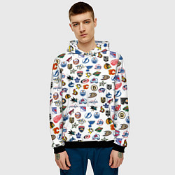 Толстовка-худи мужская NHL PATTERN Z, цвет: 3D-черный — фото 2
