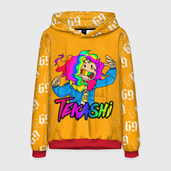 Толстовка-худи мужская 6IX9INE, цвет: 3D-красный