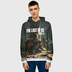 Толстовка-худи мужская The Last of Us part 2, цвет: 3D-белый — фото 2