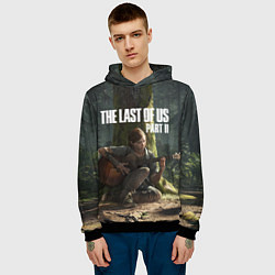 Толстовка-худи мужская The Last of Us part 2, цвет: 3D-черный — фото 2