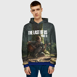 Толстовка-худи мужская The Last of Us part 2, цвет: 3D-синий — фото 2
