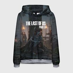 Толстовка-худи мужская The Last of Us part 2, цвет: 3D-меланж
