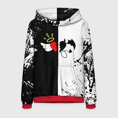 Мужская толстовка Добро и зло, Payton Moormeier / 3D-Красный – фото 1