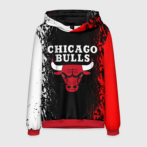 Мужская толстовка CHICAGO BULLS / 3D-Красный – фото 1