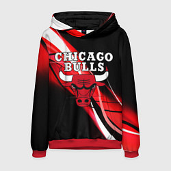 Толстовка-худи мужская CHICAGO BULLS, цвет: 3D-красный