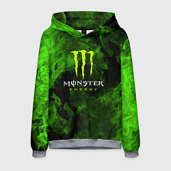 Толстовка-худи мужская MONSTER ENERGY, цвет: 3D-меланж