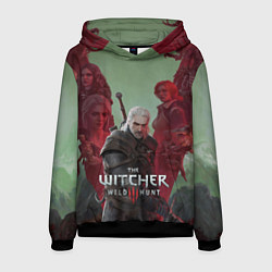 Толстовка-худи мужская The Witcher 5-летие, цвет: 3D-черный
