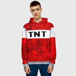 Толстовка-худи мужская Minecraft, цвет: 3D-меланж — фото 2