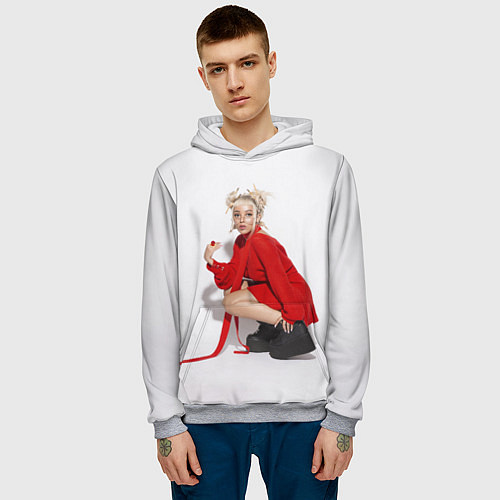 Мужская толстовка DOJA CAT / 3D-Меланж – фото 3