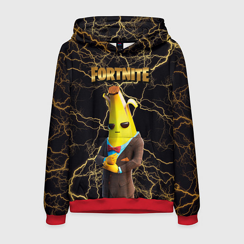 Мужская толстовка Peely Fortnite / 3D-Красный – фото 1