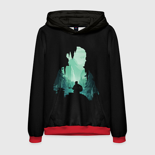 Мужская толстовка THE LAST OF US / 3D-Красный – фото 1